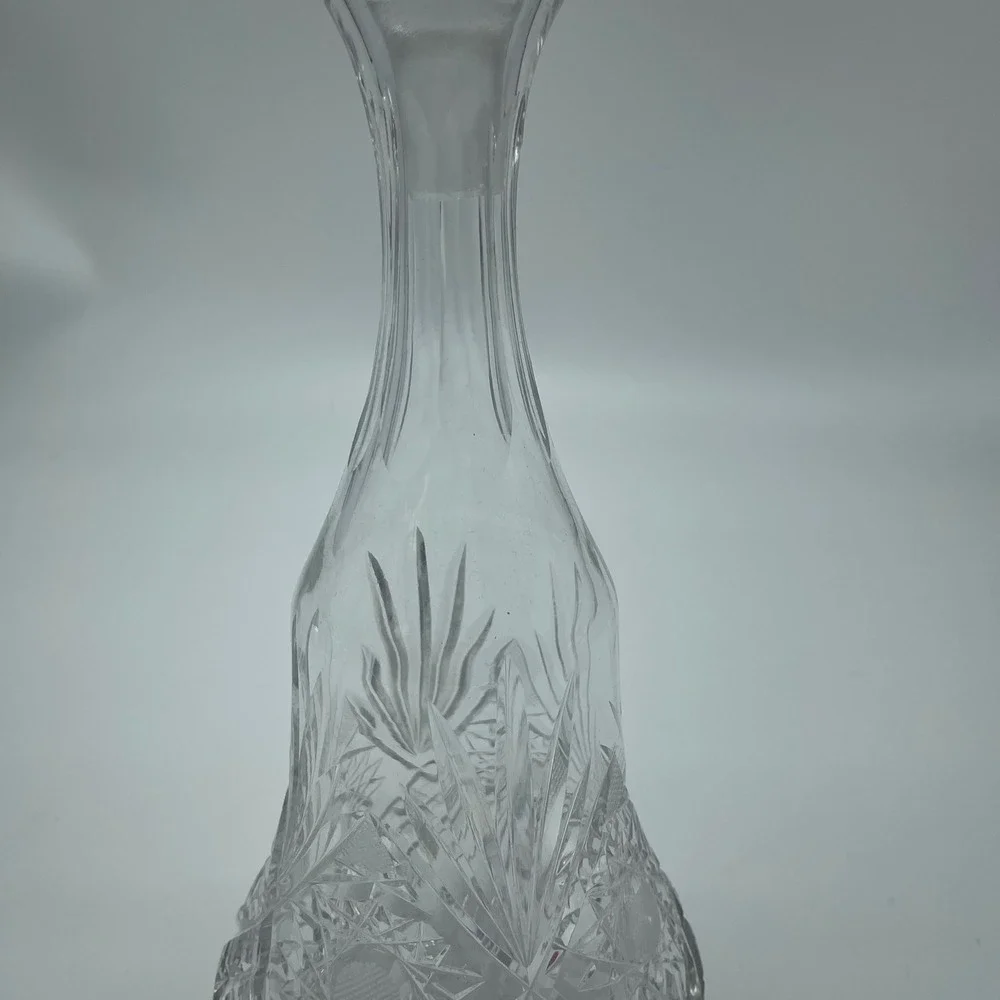 Crystal‎ Decanter with Stopper, Liquor Wine Scotch Bourbon, Barware 16.5
